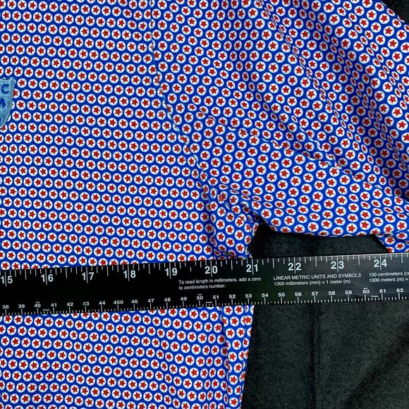 Fairway & Greene Mens Shirt Patriotic Star Golf Polo Short Sleeve Stretch Medium - Picture 9 of 13